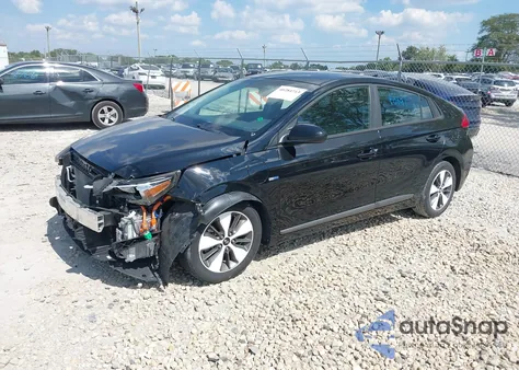 2019 Hyundai Ioniq Plug-In Hybrid z USA, uszkodzony, nr VIN KMHC65LD6KU139175